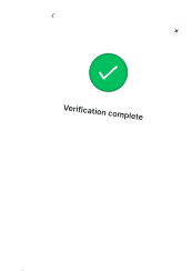 phone verification complete