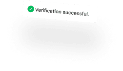 verification successful